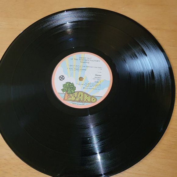 TRAFFIC Shoot Out At The Fantasy Factory LP 1973 Island SW-9323 Rock Jazz LP9 - Picture 9 of 10